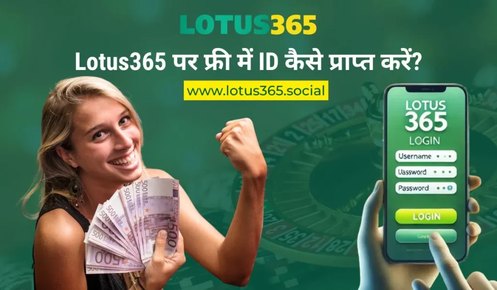 Lotus365 पर फ्री में ID कैसे प्राप्त करें?